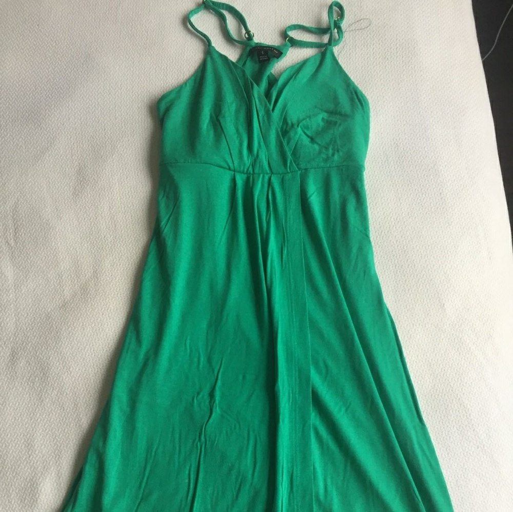 Green summer dress